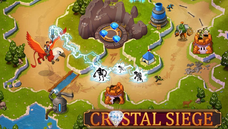 Crystal Siege -  Game chiến thuật thủ thành bảo vệ kim cương - iOS