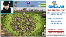 clash of clans, farm, coc, onclan, live stream