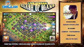 clash of clans, coc, onclan, live stream, gowiwi