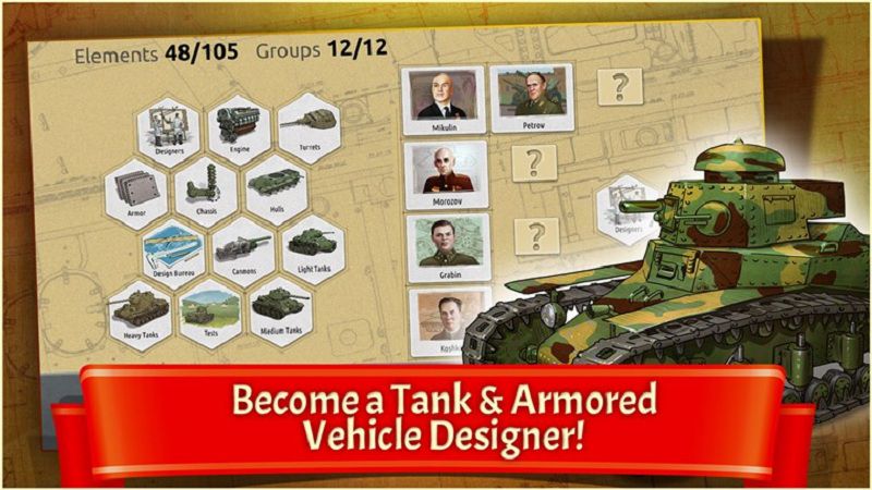Doodle Tanks - Game độ súng pháo chiến tranh đủ thể loại - iOS