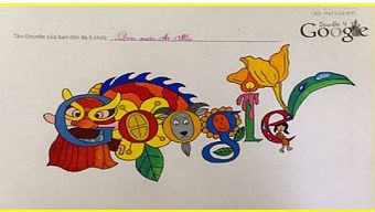 google, tranh, buc tranh, google 1/6, 1/6, quoc te thieu nhi