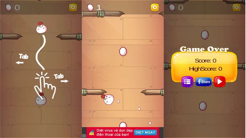 flappy bird, 2d, việt nam, casual game, funny, chicken