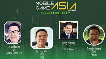 soha game, đại minh chủ, igà, ải mỹ nhân mobile, joy entertainment, divmob, tình kiếm, vng, vua bóng đá, ninja revenge, zalo, tiên kiếm kỳ duyên, epic heroes war, mộng võ lâm, i am naruto, dota truyền kỳ, captain strike, appota, clash of allstars, hiệp khách mobile, top 12, khu vườn trên mây, thiên long bát bộ 3d mobile, mobile game asia 2015, zombie age 2, ủn ỉn, apotta