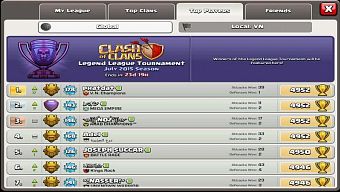 clash of clans, android, ios, supercell, coc, top game, trick coc, coc update, tips coc, top 1 bảng xếp hạng coc, top 1 clash of clans, cup legend