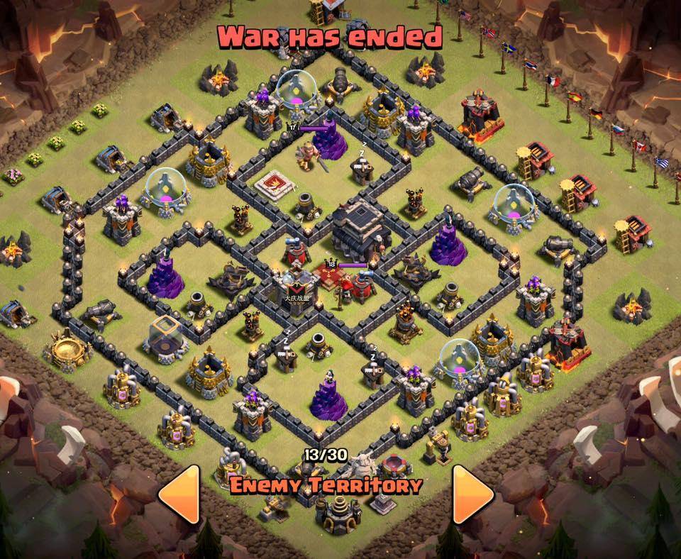 Tip] Clash Of Clans - Tìm hiểu War Base cho Hall 9
