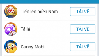 android, ios, gmo, mmo, game bai, zalo, zing play