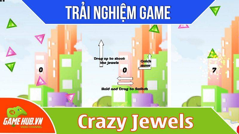 [Bluebird games] Crazy Jewels - Game bắn kim cương - Android