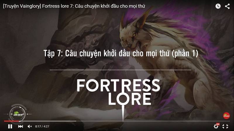 [Truyện Vainglory] Fortress lore 7: Câu chuyện khởi đầu cho mọi thứ
