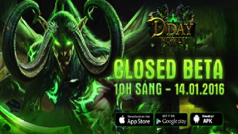 android, ios, game hot, gmo, hellfire, tin game mobile, demon hunter, dday mobile, dday, jaina, uther, custom map dday