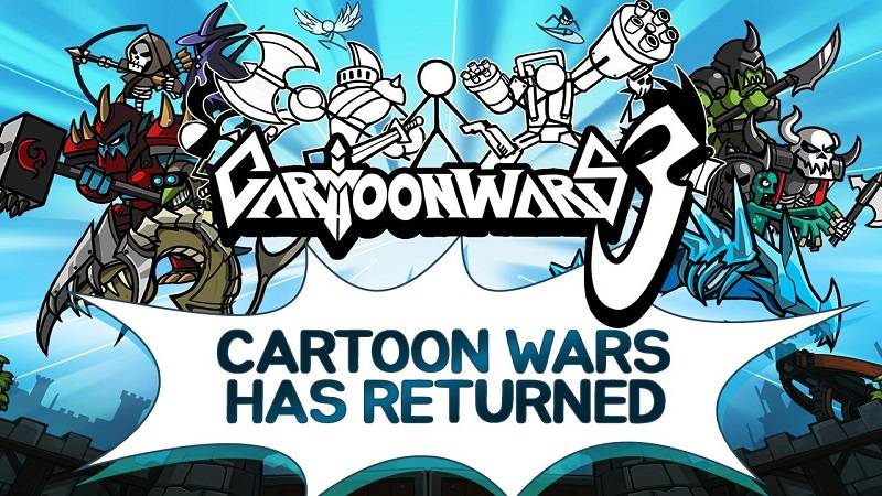 Cartoon Wars 3 cập bến mobile với 2 phiên bản iOS và Android