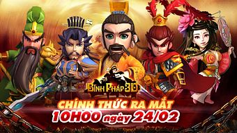 game mobile, tin game, game mobile mới, game sắp ra mắt, tin game mới, funtap, binh pháp 3d, binh phap 3d