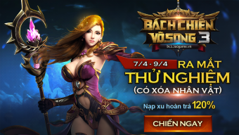 webgame, game online, vng, game pc, bách chiến vô song, bach chien vo song, bách chiến vô song 3