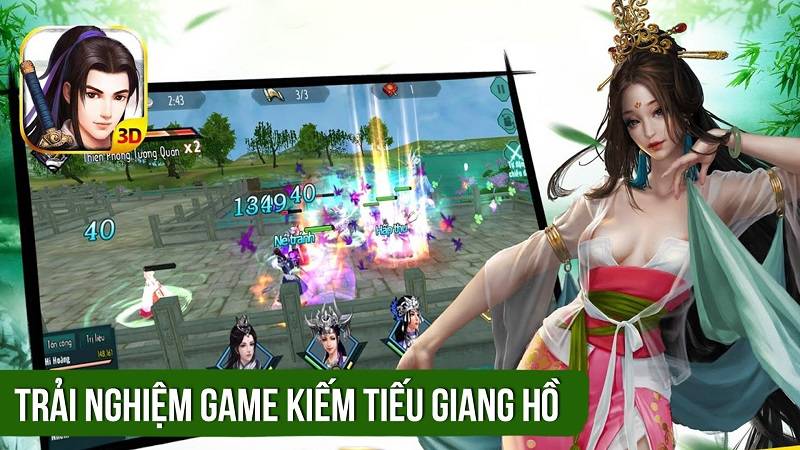 Trải nghiệm game Kiếm Tiếu Giang Hồ 3D...