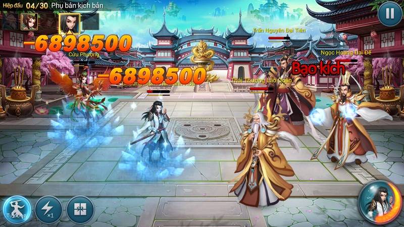 game thủ, tải game, alpha test, game ios, game mới ra mắt, game android, nph vtc game, chân long giáng thế, chân long mobile