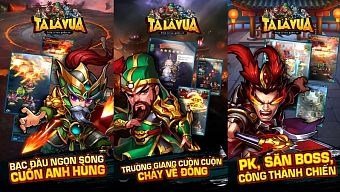 tam quốc, 2d, game di động, nhập vai, rpg, gmo, tải game, thẻ bài, review, game việt, thu thập, game mobile online, game ios, game mobile mới, tin game mobile, game android, game mobile hay, tải game miễn phí, game miễn phí, game mobile việt, tam quốc diễn nghĩa, đánh theo lượt, bạo đả tam quốc, tin game mới, tam quốc ngã vi vương, tin game online, tự động, ta là vua