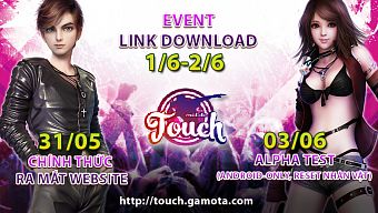 gmo, mmo, game ios, game android, touch mobile, touch mobi