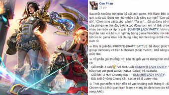 game mobile, con gai choi game, vainglory, cong dong game thu, nu game thu vainglory, summer lady party, giai thi dau vainglory, con gai choi game do, choi cung gai la phai ganh