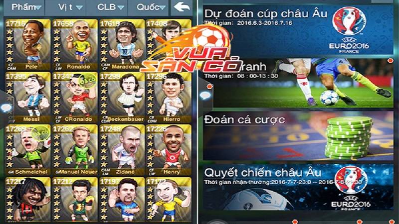 gmo, mmo, game ios, game android, vua sân cỏ, vua san co