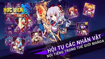 game mobile, game ios, game android, sword valkyrie online, học viện manga, tải game học viện manga, hướng dẫn chơi game học viện manga, giftcode học viện manga