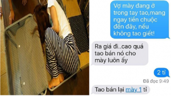 game mobile, gamehub, gamer 360, cộng đồng game thủ, câu chuyện game thủ, thử thách vợ mày đang ở trong tay tao, vợ mày đang ở trong tay tao, trào lưu thử thách chồng, trả vờ bị bắt cóc thử thách chồng