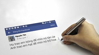 android, ios, facebook, status facebook, chữ viết