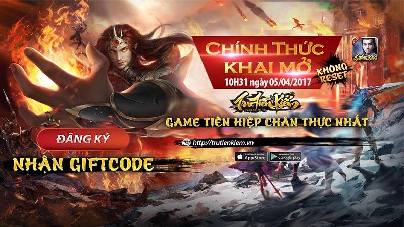 Tru Tiên Kiếm - Giftcode