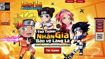 naruto, game mobile, làng lá phiêu lưu ký