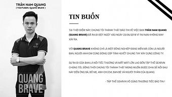 đột kích, cộng đồng, fan, youtuber, youtuber đột kích, quang brave, youtuber quang brave, trần nam quang, quang brave qua đời, quang brave mất, gearvn, tai nạn