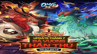 game mobile, gmo, omg 3q, bá vương thần thú, update mới