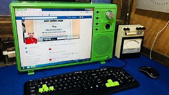 góc chơi game, góc máy tính, vietnam gaming show, góc máy game thủ, góc máy tự chế, góc máy đẹp, góc máy độc đáo, dàn pc tự chế, dàn pc chế từ vỏ ti vi