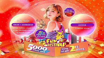 funtap, fun festival, nhat kiem giang ho, fun festival 2018, funfes