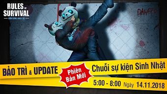 android, ios, offline, esport, sinh nhật, esports, sinh tồn, battle royale, game sinh tồn mobile, rules of survival, ros mobile, rules of survival mobile, update rules of survival, rosm, rmc, bắn súng nhảy dù, chiến dịch sinh tồn, dsr-1, cập nhật rules of survival