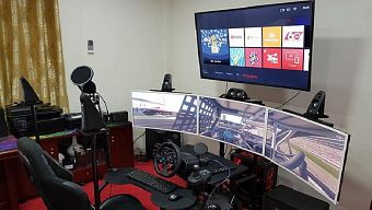 vietnam gaming show, góc gaming, góc máy đẹp, góc máy chơi game đua xe, góc máy ông chú 42 tuổi, góc máy game thủ 42 tuổi, dự thi góc máy đẹp, cuộc thi góc máy đẹp