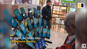 pokemon go, streamer, hướng dẫn pokemon go, game thủ pokemon go, thủ thuật pokemon go, tải pokemon go, diễn đàn pokemon go, cộng đồng pokemon go, mẹo pokemon go, bắt pokemon go, bắt pokemon go bằng 21 chiếc điện thoại, cụ ông pokemon go, ông chú pokemon go