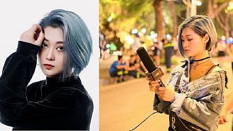 streamer, hảo thỏ, streamer hảo thỏ, mc hảo thỏ, mc bóng đá hảo thỏ, cô nàng phỏng vấn dạo trên phố đi bộ, nữ streamer hảo thỏ, hot girl hảo thỏ, ngân hảo, cầm thị ngân hảo