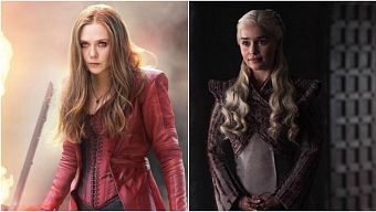marvel, siêu anh hùng, avengers, game of thrones, daenerys targaryen, scarlet witch, elizabeth olsen, mẹ rồng, emilia clarke