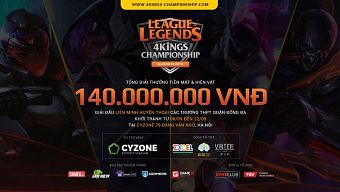 lol, liên minh huyền thoại, lmht, esports, thể thao điện tử, cyzone, cyzone 4kings championship season 4, cyzone 4kings championship