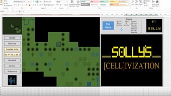 game chiến thuật, civilization, game cổ, game remake, sid meier’s civilization, [cell]ivization, remake game trên excel