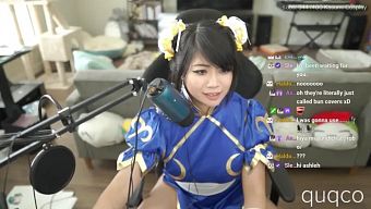 street fighter, twitch, game đối kháng, the king of fighters, livestream, game pc/console, streamer, street fighter 5, nữ streamer, chun-li, game đối kháng 2019, game pc/console 2019, quqco