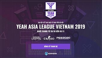the thao dien tu, esports, 4gamers vietnam, yeah asia league, yeah asia league vietnam 2019