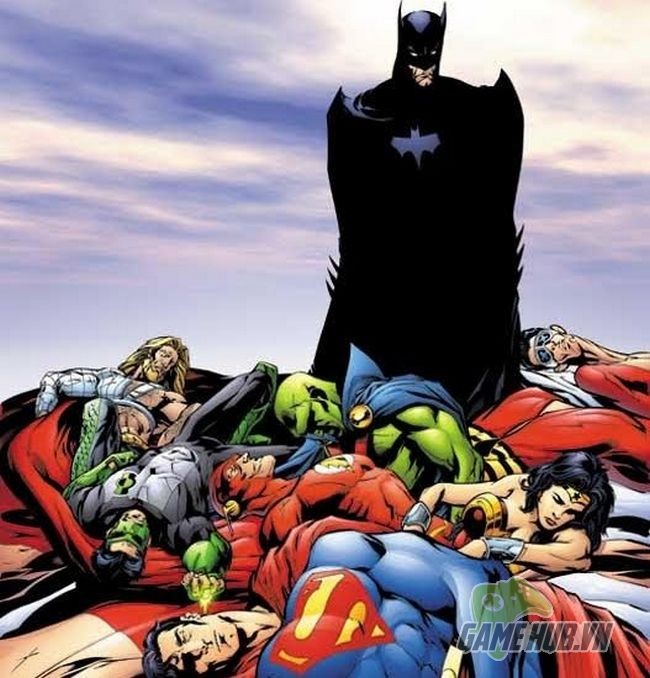 Khi tay Batman vấy máu Justice League