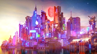 minecraft, cyberpunk 2077, game xây dựng thành phố, project cyberpunk, minecraft cyberpunk 2077