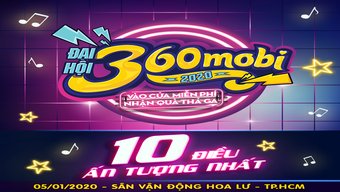 vng, mobile legends: bang bang, đại hội 360mobi, amee, đại hội 360mobi 2020, gapo, zalo pay, omachi, sting, tóc tiên, hoàng touliver, hoàng thuỳ linh, binz, karik, orange, bb trần, hải triều, chấn quốc, linh đan, jack &amp; k-icm