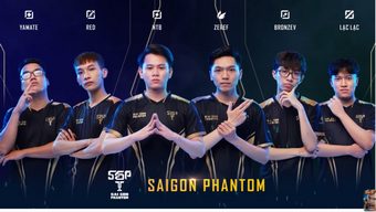 flash, saigon phantom, liên quân, đấu trường danh vọng, mùa giải, đtdv mùa xuân 2020, đtdv, đội tuyển liên quân, sgp, đội hình của saigon phantom, mục tiêu của sgp, brone v, zeref, yamate, adonis