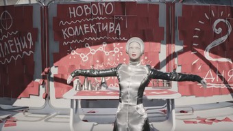 robot, trailer, atomic heart, chủ đề xô viết