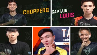 top 5, chopper, tuyển thủ, youtuber, pubg, pubg mobile, pubg mobile việt nam, giải đấu pubg mobile, ffq, box gaming, zico, pmco, matrix united, takaz, pmpl 2020, xavier, louis, bucky, player, giải đấu quốc tế, infinity iq, bắn giải