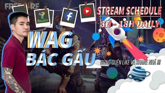 livestream, streamer, free fire, tải free fire, cộng đồng free fire, hướng dẫn free fire, facebook gaming, ota network, fb gaming, hq group, wag bác gấu