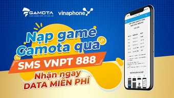 gamota, vinaphone, vnpt, cộng đồng gamota, game gamota, nạp thẻ gamota khuyến mãi data vinaphone, nạp thẻ gamota