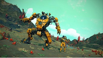bản cập nhật, no man's sky, người máy, exo mech, minotaur