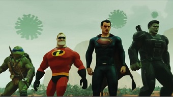 manga, siêu anh hùng, batman, superman, iron man, siêu anh hùng marvel, saitama, siêu anh hùng dc, goku, virus corona, covid-19